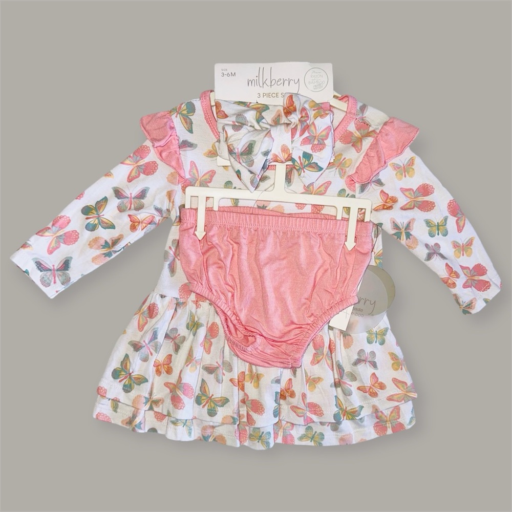 New Milkberry bamboo 3pc Set